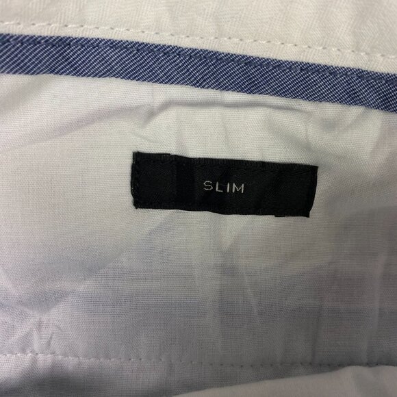 J. CREW Ludlow Slim Pants Men's 34 x 34 Fits 34.5 x 32.5 Light Blue Cotton - Picture 6 of 14